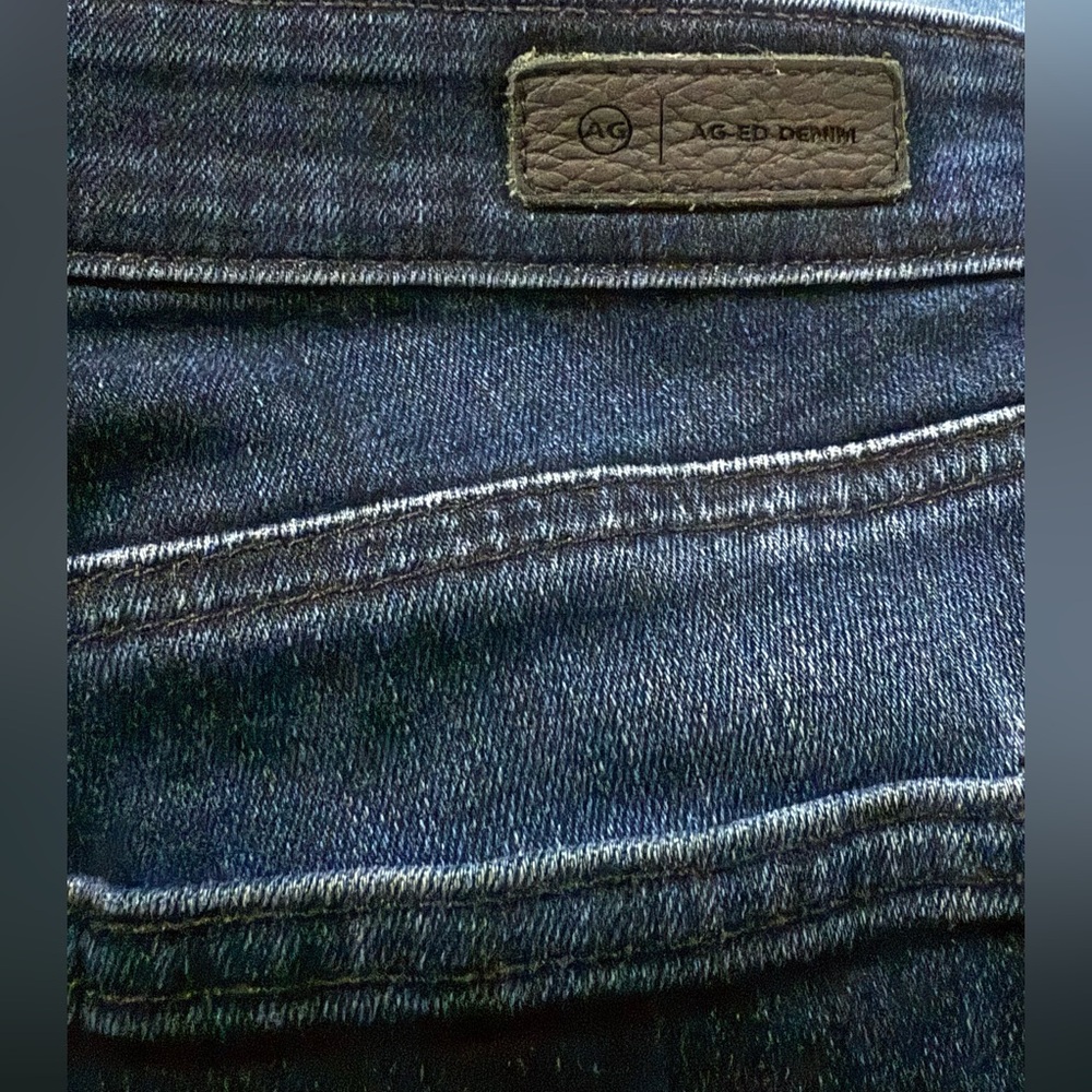 AG‎ Adriana Goldschmied Women’s Jeans Mari Slim Straight High Rise Size 28R - Picture 3 of 6